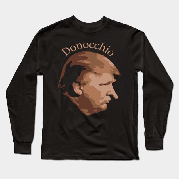 Original Donocchio Design Long Sleeve T-Shirt by TeesByJay